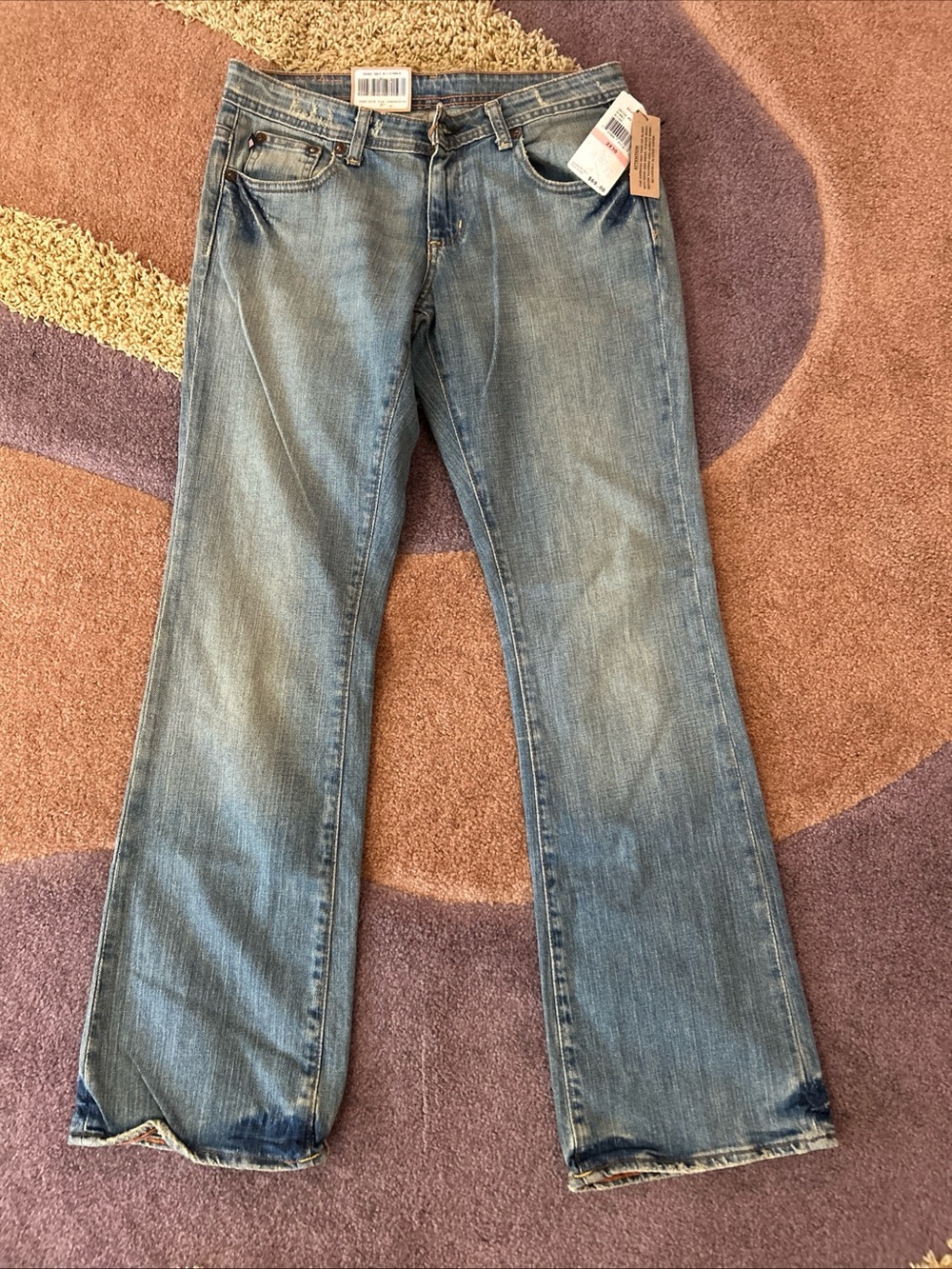 Lauren Ralph Lauren Women's Faded Blue Bootcut Jeans 2x26” Mid rise